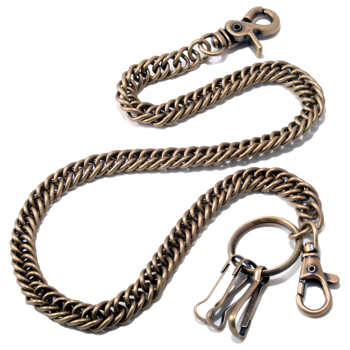 DK Simple Twist Biker Trucker Keychain Key Jean Wallet Chain (23") CS130MLT