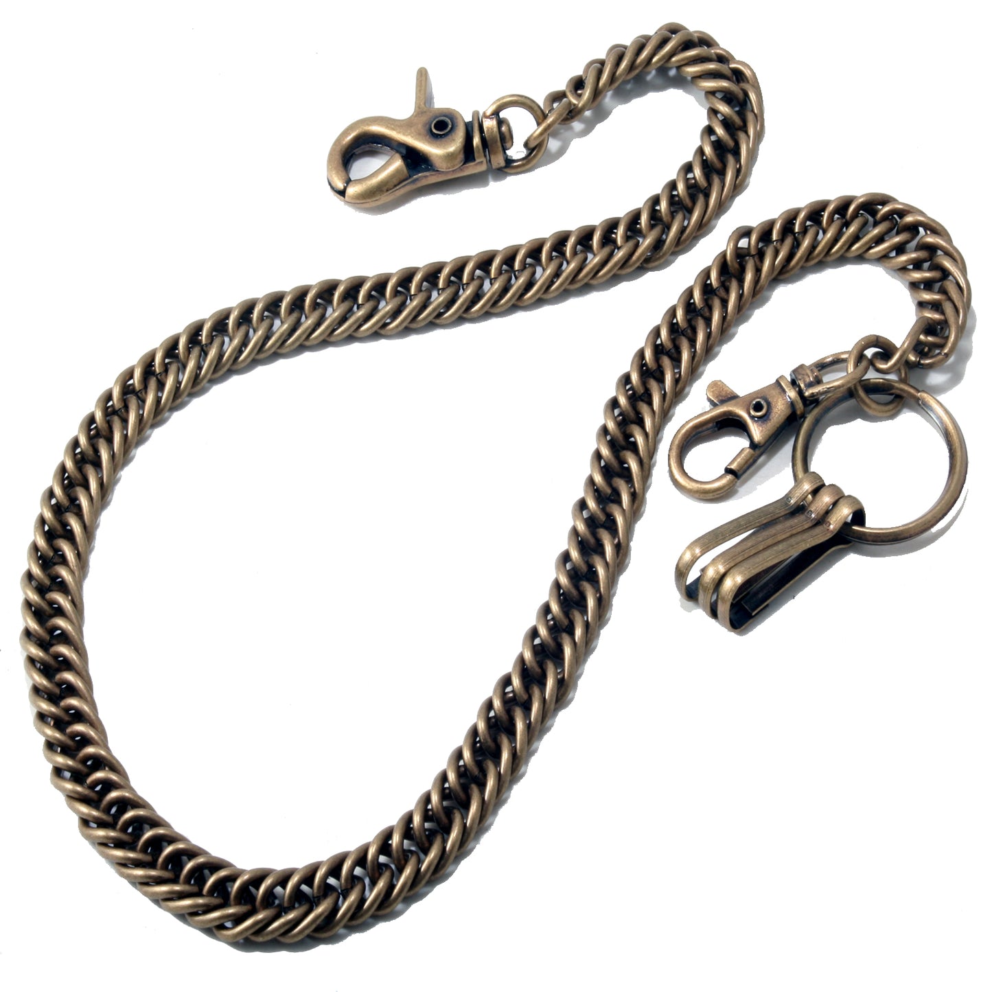 DK Simple Twist Biker Trucker Keychain Key Jean Wallet Chain (23") CS130MLT