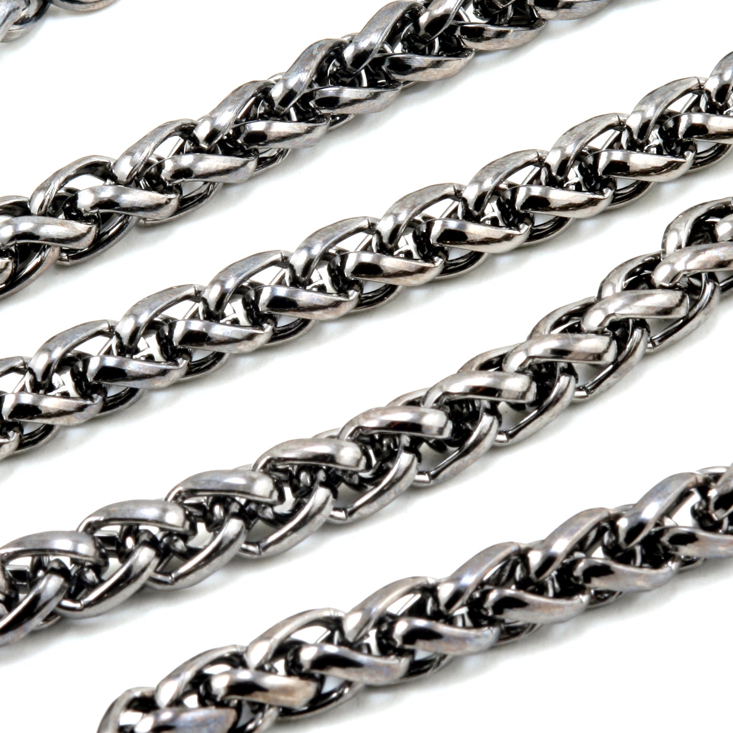 DK Pendant Basic Strong Biker Trucker Key Jean Wallet Chain (27") SLV/BLK CS147MLT