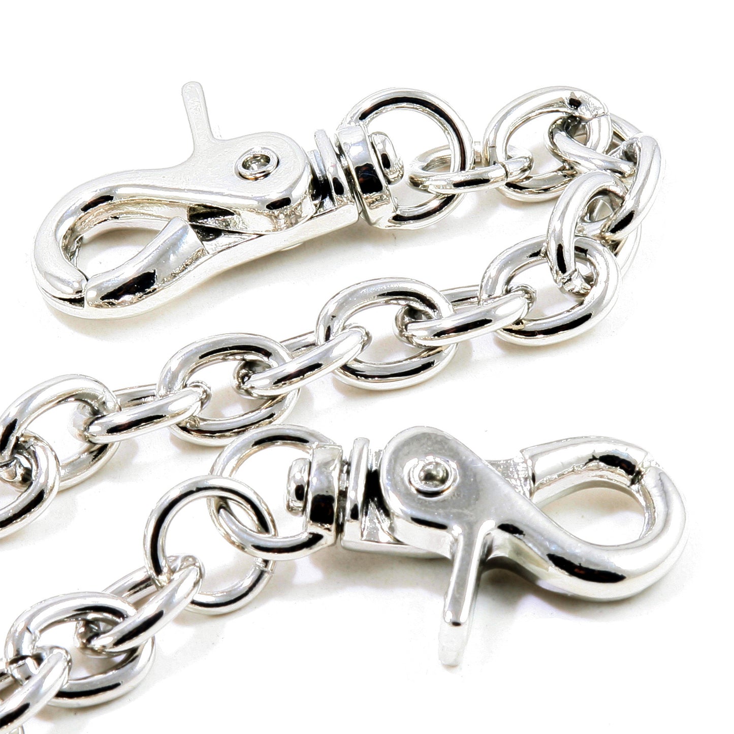 DK Simple Strong Biker Trucker Key Jean Wallet Chain (24.5") SLV/BLK SYC52MLT