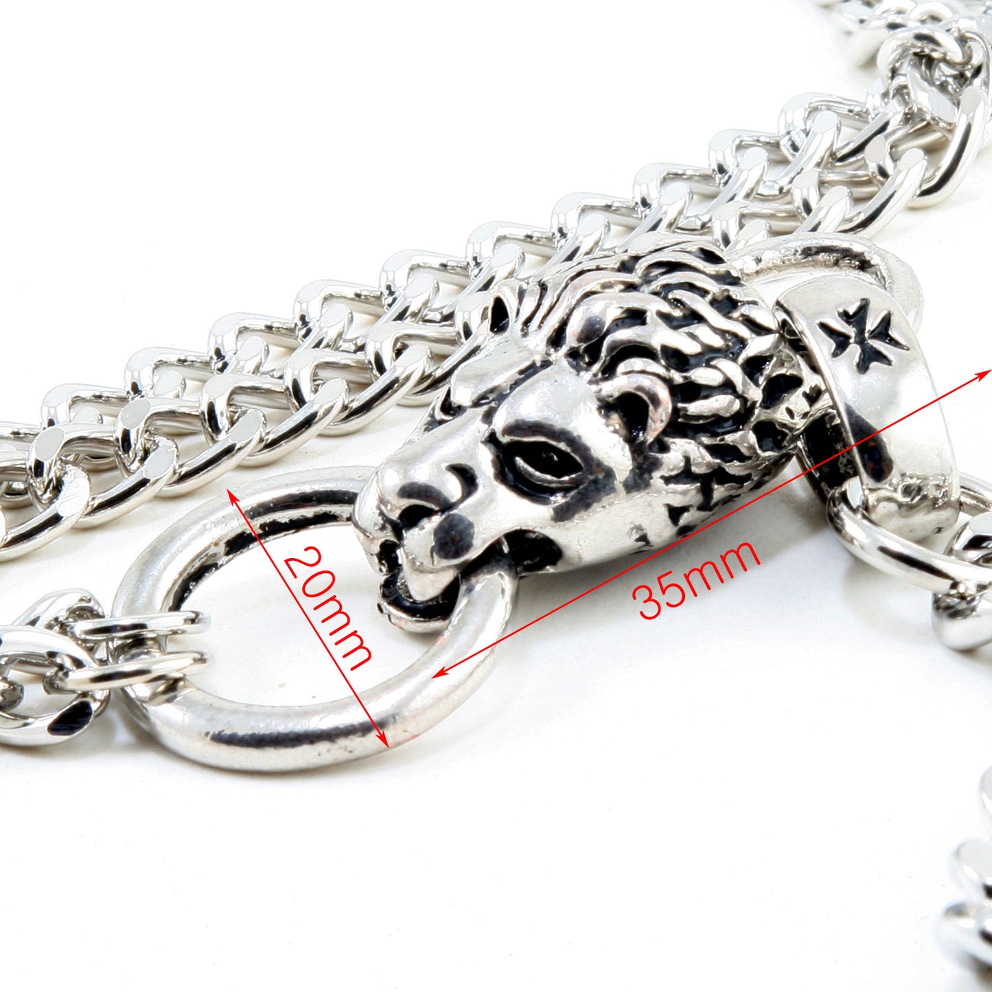 DK Simple Pendant Strong Biker Trucker Key Jean Wallet Chain (27") SYC70MLT