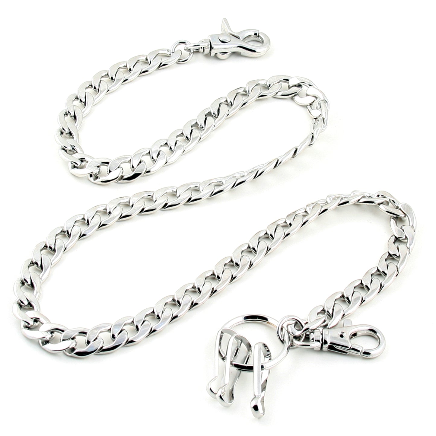 DK Simple Strong Basic Biker Trucker Key Jean Wallet Chain (20" / 30") CS108MLT