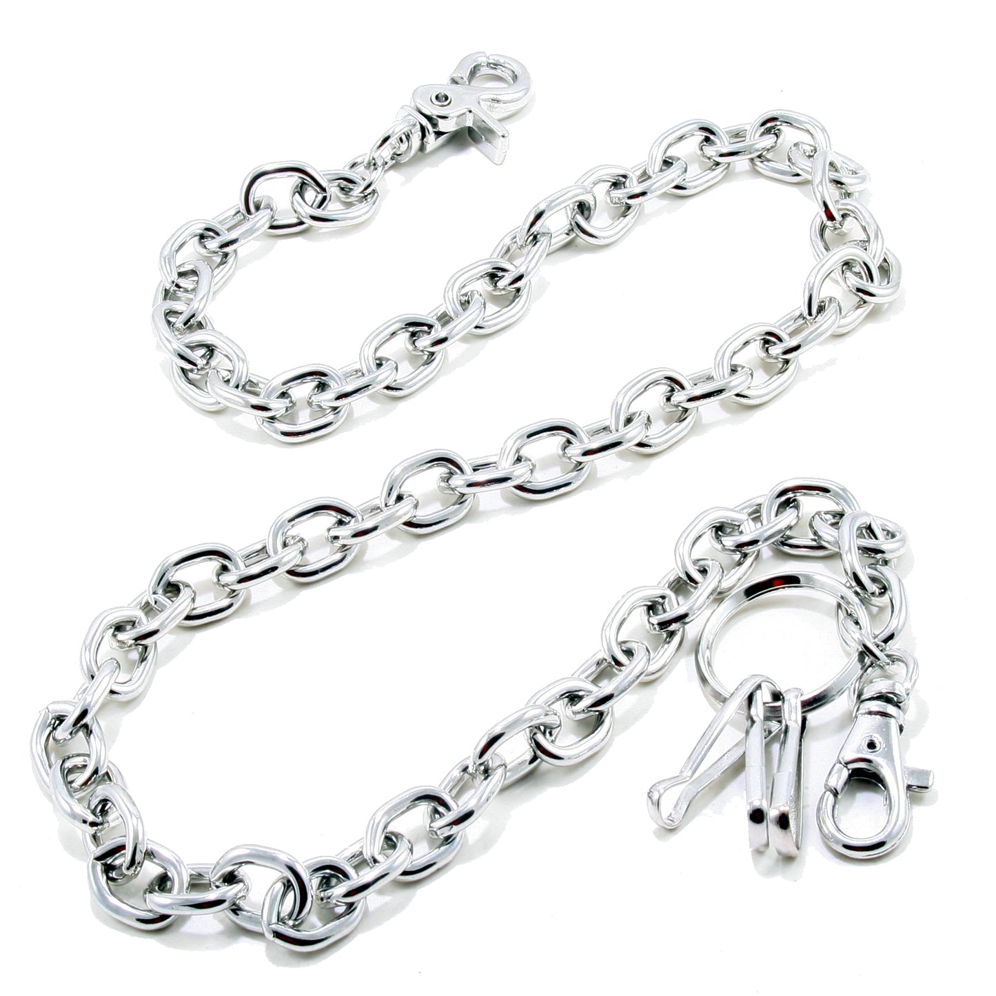 DK Basic Simple Strong Biker Trucker Key Jean Wallet Chain (20"/29.5") CS15MLT
