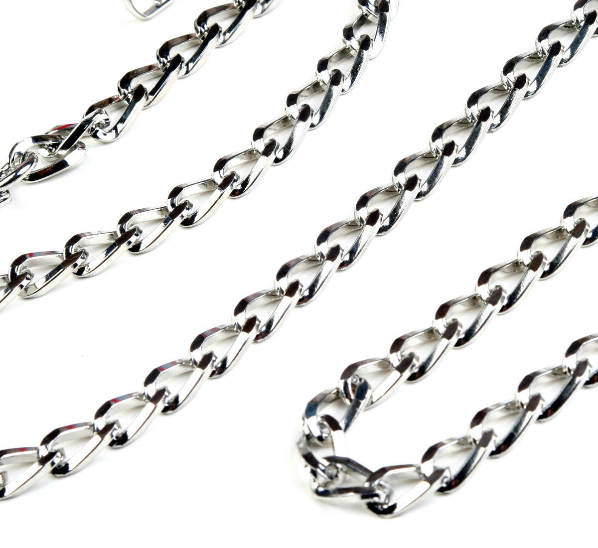 DK Strong Basic Skull Flat EMO Biker Trucker Key Jean Wallet Chain (26.5") CS91MLT