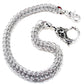 DK Heavy Monster Rope Biker Trucker Key Jean Wallet Chain (22"/26") Silver CS05Skull