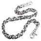 DK Medieval Skull Symbol Biker Trucker Key Jean Wallet Chain (27") Silver CS09