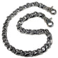 DK Medieval Skull Symbol Biker Trucker Key Jean Wallet Chain (27") Silver CS09
