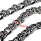 DK Medieval Skull Symbol Biker Trucker Key Jean Wallet Chain (27") Silver CS09