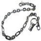 DK Durable Simple Basic Biker Trucker Key Jean Wallet Chain (22.5") SLV/BLK NCS65MLT