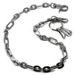 DK Durable Simple Basic Biker Trucker Key Jean Wallet Chain (22.5") SLV/BLK NCS65MLT
