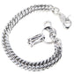 DK Basic Strong Leash Heavy Biker Trucker Key Jean Wallet Chain SLV/BLK CS11MLT