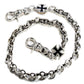 DK Cross Pendant Classic Biker Trucker Key Jean Wallet Chain (22/28")Silver CS111