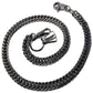 DK Basic Strong Leash Heavy Biker Trucker Key Jean Wallet Chain SLV/BLK CS11MLT