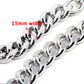 DK Simple Thick Biker Trucker Keychain Key Jean Wallet Chain (13/20/30") SLV/BLK CS124MLT