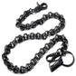 DK 2 Ring Biker Trucker Keychain Key Jean Wallet Chain (26.5") Silver CS125MLT