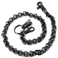 DK 2 Ring Biker Trucker Keychain Key Jean Wallet Chain (26.5") Silver CS125MLT