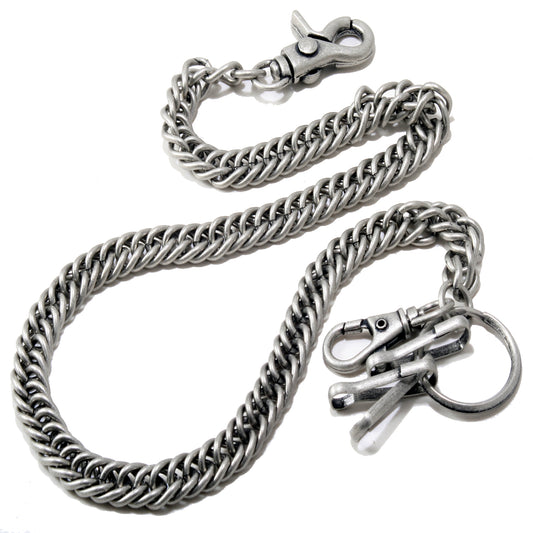 DK Simple Twist Biker Trucker Keychain Key Jean Wallet Chain (23") CS130MLT