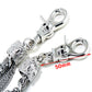DK 3 Line Decorative Biker Trucker Key Jean Wallet Chain (26.5") Silver CS13