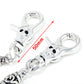 DK Simple Small Knight Biker Trucker Key Jean Wallet Chain (26.5") Silver CS14