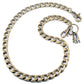 DK EMO Strong Basic Heavy Biker Trucker Key Jean Wallet Chain (23/30") RN/SLV/BLK CS47MLT