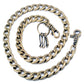 DK EMO Strong Basic Heavy Biker Trucker Key Jean Wallet Chain (23/30") RN/SLV/BLK CS47MLT