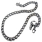 DK EMO Strong Basic Heavy Biker Trucker Key Jean Wallet Chain (23/30") RN/SLV/BLK CS47MLT