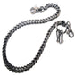 DK EMO Thick Basic Biker Trucker Keychain Key Jean Wallet Chain (23") BRN,SLV,BLK CS150MLT