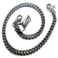 DK EMO Thick Basic Biker Trucker Keychain Key Jean Wallet Chain (23") BRN,SLV,BLK CS150MLT