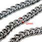 DK EMO Thick Basic Biker Trucker Keychain Key Jean Wallet Chain (21") SLV/BLK/BRN CS152MLT