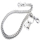 DK EMO Thick Basic Biker Trucker Keychain Key Jean Wallet Chain (21") SLV/BLK/BRN CS152MLT