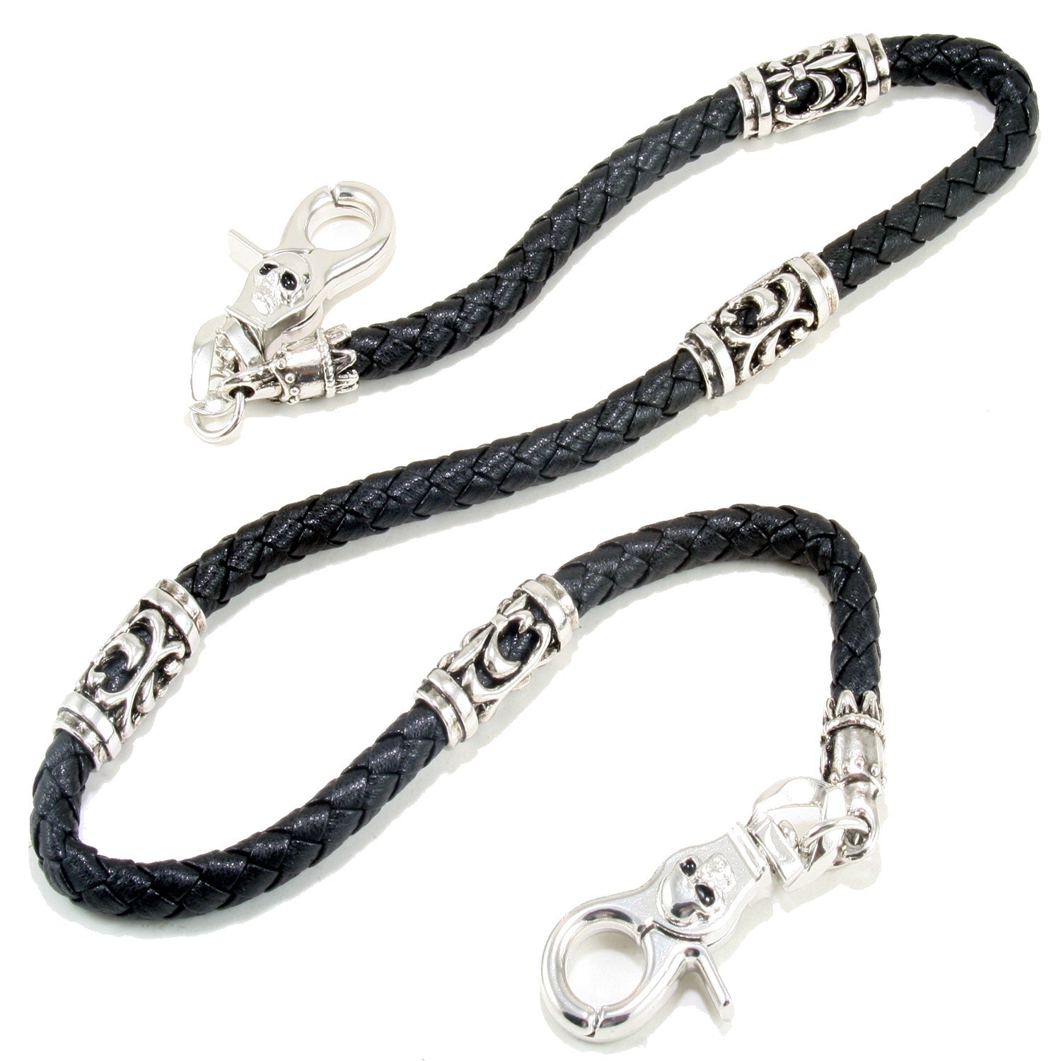 Ikacvb Catena Per Portafoglio Con Teschio, Catena Per Pantaloni Da Uomo, Stile Punk, Pesante, Catene Da Motociclista, Antifurto, Regali Per Uomini, Accessori Per Teschi, Chan-4, S - Foto 1