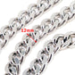 DK EMO Square Cross & Suede Trucker Biker Key Jean Wallet Chain (27") Silver CS18