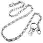 DK Basic Square Connect Biker Trucker Key Jean Wallet Chain (20/30") SLV/BLK/BRN CS21MLT
