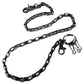 DK Basic Square Connect Biker Trucker Key Jean Wallet Chain (20/30") SLV/BLK/BRN CS21MLT