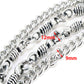 DK Suede Roof Biker Trucker Key Pocket Jean Wallet Chain (25") Silver CS22