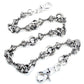 DK Classic Medieval Gothic Biker Trucker Key Jean Wallet Chain (22/26.5) Silver CS26MLT