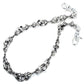 DK Classic Medieval Gothic Biker Trucker Key Jean Wallet Chain (22/26.5) Silver CS26MLT