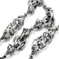 DK Classic Medieval Gothic Biker Trucker Key Jean Wallet Chain (22/26.5) Silver CS26MLT