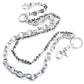 DK 2 Roof Basic Skull Biker Trucker Key Jean Wallet Chain (22/25.5") Silver CS29