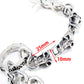 DK 2 Roof Basic Skull Biker Trucker Key Jean Wallet Chain (22/25.5") Silver CS29
