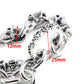 DK 2 Roof Basic Skull Biker Trucker Key Jean Wallet Chain (22/25.5") Silver CS29