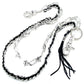 DK 2 Roof Spike Biker Trucker Key Jean Wallet Chain (26.5") Silver/Black CS35