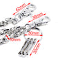 DK Cross Pendant Link Biker Trucker Key Jean Wallet Chain (26.5") CS42MLT