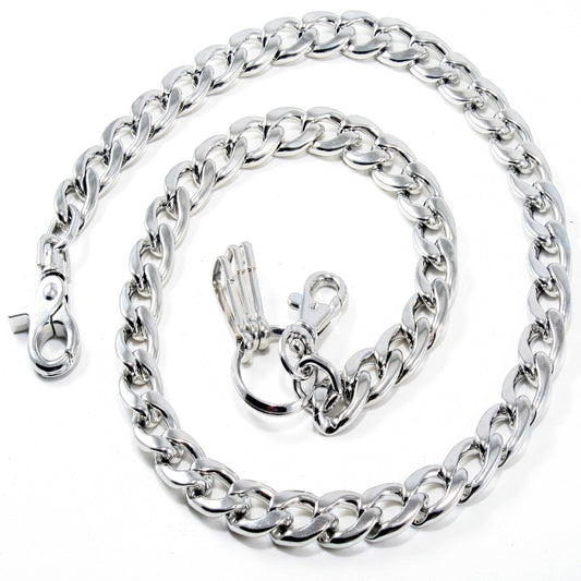 DK EMO Strong Basic Heavy Biker Trucker Key Jean Wallet Chain (23/30") RN/SLV/BLK CS47MLT