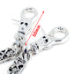 Cross Shield Classic Biker Trucker Key Jean Wallet Chain (22/27") Silver NCS55