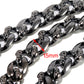 DK Medieval Skull Symbol Biker Trucker Key Jean Wallet Chain (18/22) SLV BLK CS57M
