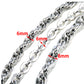 DK 3 Line Combo Link Classic Biker Key Jean Wallet Chain (24.5") Silver CS60