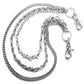 DK 3 Line Combo Link Heavy Trucker Biker Key Jean Wallet Chain (24.5") Silver CS61