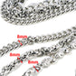DK 3 Line Combo Link Heavy Trucker Biker Key Jean Wallet Chain (24.5") Silver CS61