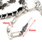 DK Knife Pendant Combo EMO Biker Keychain Key Jean Wallet Chain CS62